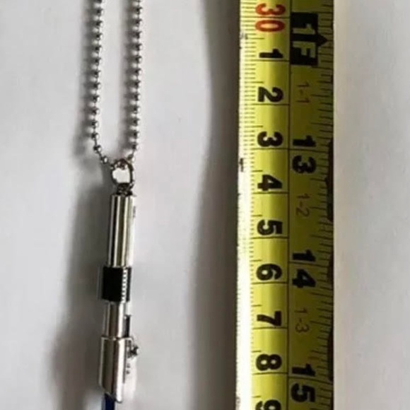 COPY - Mini spoon necklace Star Wars inspired Light Saber small tiny spoon pend… - Picture 2 of 3